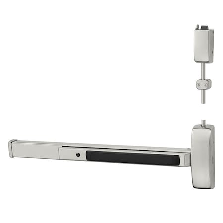 Grade 1 Surface Vertical Rod Exit Device, Wide Stile Pushpad, 36-in Device, 120-in Door Height, Devi